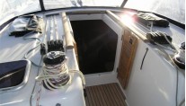 Oceanis 54 down to salon area